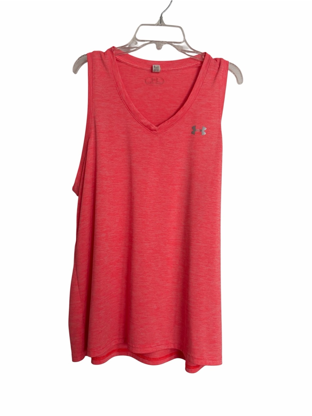 Under Armour Women's Orange V-Neck Performance Tank - XL